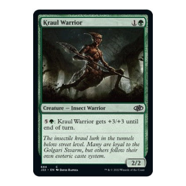 Kraul Warrior (J22) #684 Common (Lightly Played) Jumpstart 2022 Magic: The Gathering: 2022
