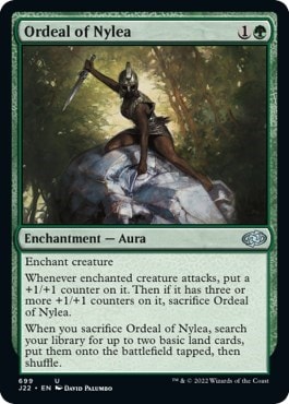 Ordeal of Nylea (J22) #699 Uncommon (Moderately Played) Jumpstart 2022 Magic: The Gathering: 2022