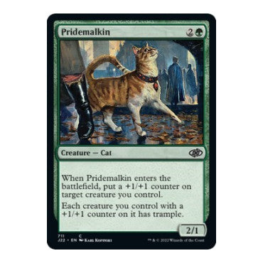 Pridemalkin (J22) #711 Common (Lightly Played) Jumpstart 2022 Magic: The Gathering: 2022