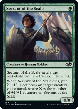 Servant of the Scale (J22) #727 Common (Lightly Played) Jumpstart 2022 Magic: The Gathering: 2022