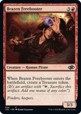 Brazen Freebooter (J22) #506 Common (Lightly Played) Jumpstart 2022 Magic: 2022
