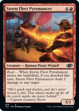 Storm Fleet Pyromancer (J22) #608 Common (Lightly Played) Jumpstart 2022 Magic: 2022