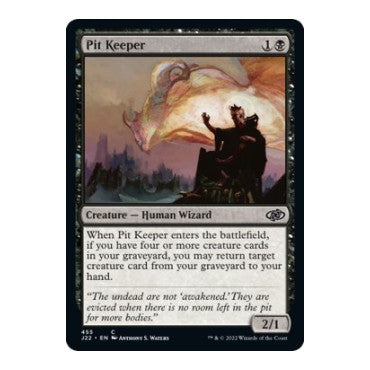 Pit Keeper (J22) #455 Common (Lightly Played) Jumpstart 2022 Magic: The Gathering: 2022