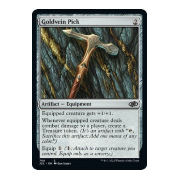 Goldvein Pick (J22) #769 Common (Lightly Played) Jumpstart 2022 Magic: The Gathering: 2022