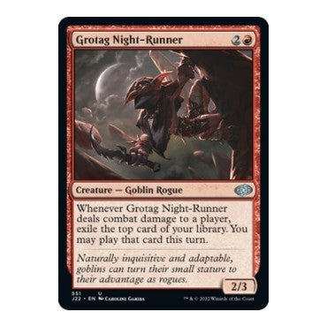 Grotag Night-Runner (J22) #551 Uncommon (Lightly Played) Jumpstart 2022 Magic: The Gathering: 2022