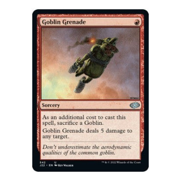 Goblin Grenade (J22) #542 Uncommon (Lightly Played) Jumpstart 2022 Magic: The Gathering: 2022