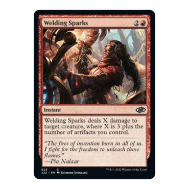 Welding Sparks (J22) #623 Common (Lightly Played) Jumpstart 2022 Magic: The Gathering: 2022