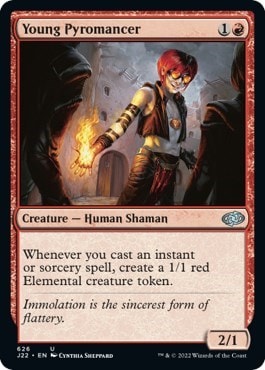 Young Pyromancer (J22) #626 Uncommon (Lightly Played) Jumpstart 2022 Magic: The Gathering: 2022