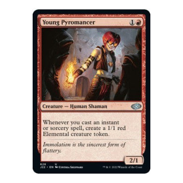 Young Pyromancer (J22) #626 Uncommon (Lightly Played) Jumpstart 2022 Magic: The Gathering: 2022