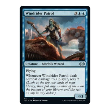 Windrider Patrol (J22) #373 Uncommon (Lightly Played) Jumpstart 2022 Magic: The Gathering: 2022