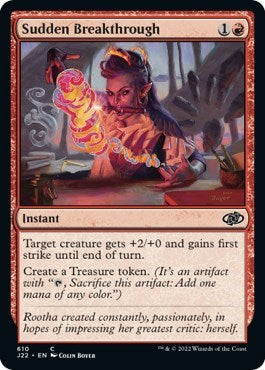 Sudden Breakthrough (J22) #610 Common (Lightly Played) Jumpstart 2022 Magic: The Gathering: 2022