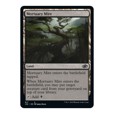 Mortuary Mire (J22) #817 Common (Lightly Played) Jumpstart 2022 Magic: The Gathering: 2022