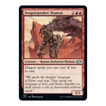 Dragonspeaker Shaman (J22) #525 Uncommon (Lightly Played) Jumpstart 2022 Magic: The Gathering: 2022