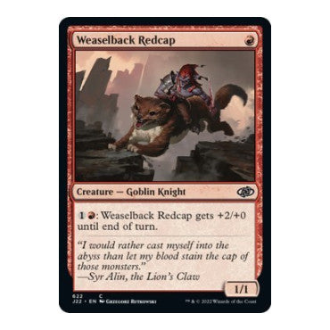 Weaselback Redcap (J22) #622 Common (Lightly Played) Jumpstart 2022 Magic: The Gathering: 2022