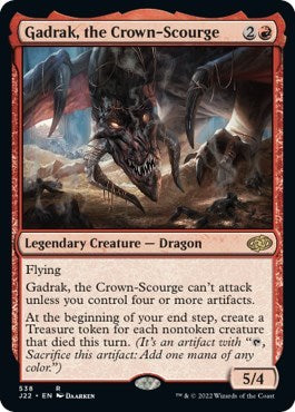 Gadrak the Crown Scourge (J22) #538 Rare (Lightly Played) Jumpstart 2022 Magic: 2022