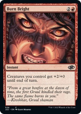 Burn Bright (J22) #508 Common (Lightly Played) Jumpstart 2022 Magic: The Gathering: 2022