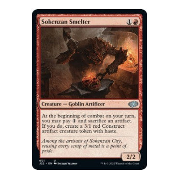Sokenzan Smelter (J22) #601 Uncommon (Lightly Played) Jumpstart 2022 Magic: The Gathering: 2022