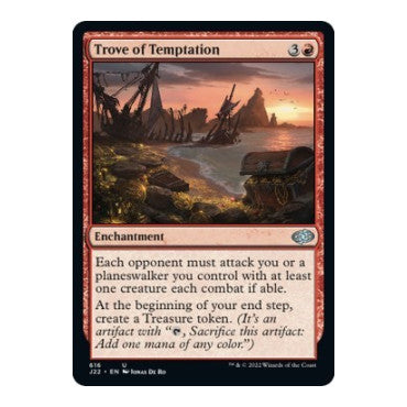 Trove of Temptation (J22) #616 Uncommon (Lightly Played) Jumpstart 2022 Magic: The Gathering: 2022
