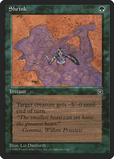 Shrink (HML) #97a Common (Heavily Played) Homelands Magic: 1995
