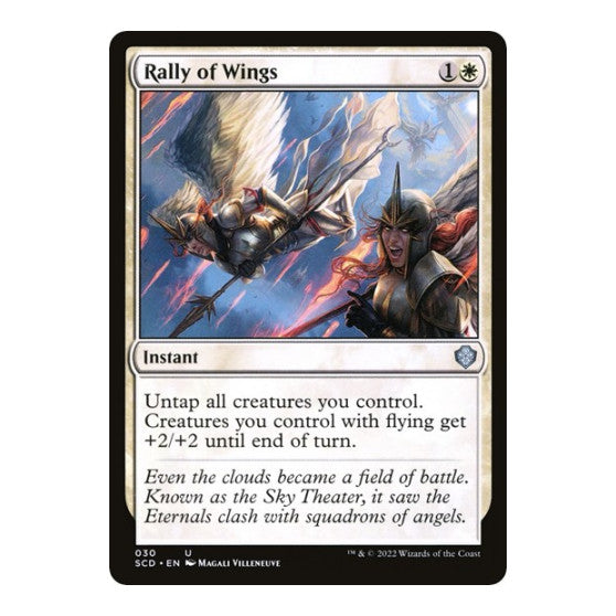 Rally of Wings (SCD) #30 Uncommon (Near Mint) Starter Commander Decks Magic: The Gathering: 2022