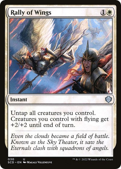 Rally of Wings (SCD) #30 Uncommon (Near Mint) Starter Commander Decks Magic: The Gathering: 2022