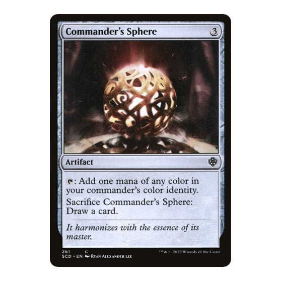 Commanders Sphere (SCD) #261 Common (Lightly Played) Starter Commander Decks Magic: The Gathering: 2022