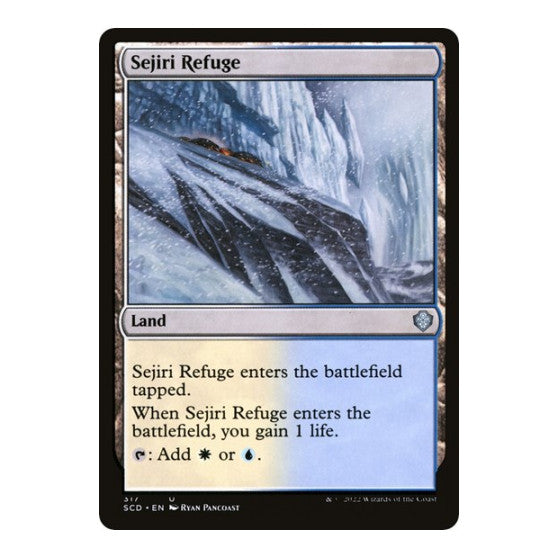 Sejiri Refuge (SCD) #317 Uncommon (Lightly Played) Starter Commander Decks Magic: The Gathering: 2022