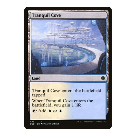 Tranquil Cove (SCD) #329 Common (Lightly Played) Starter Commander Decks Magic: The Gathering: 2022
