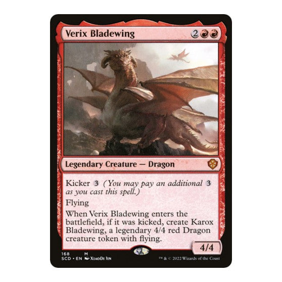 Verix Bladewing (SCD) #168 Mythic Rare (Near Mint) Starter Commander Decks Magic: The Gathering: 2022