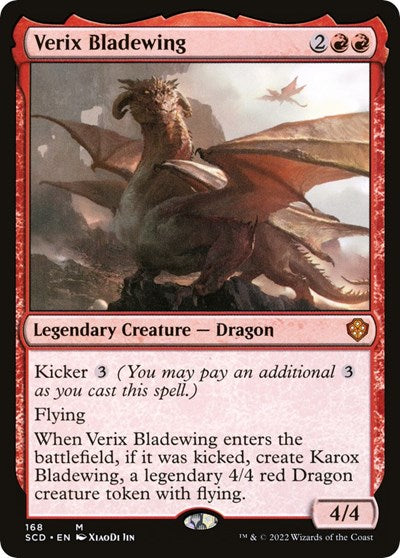 Verix Bladewing (SCD) #168 Mythic Rare (Near Mint) Starter Commander Decks Magic: The Gathering: 2022