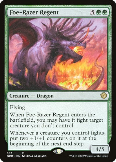 Foe Razer Regent (SCD) #183 Rare (Lightly Played) Starter Commander Decks Magic: The Gathering: 2022