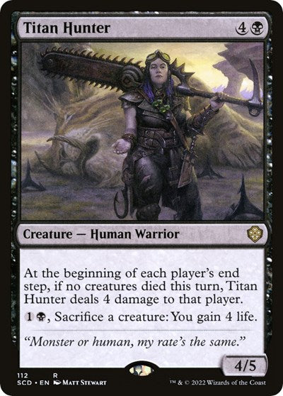 Titan Hunter (SCD) #112 Rare (Lightly Played) Starter Commander Decks Magic: 2022