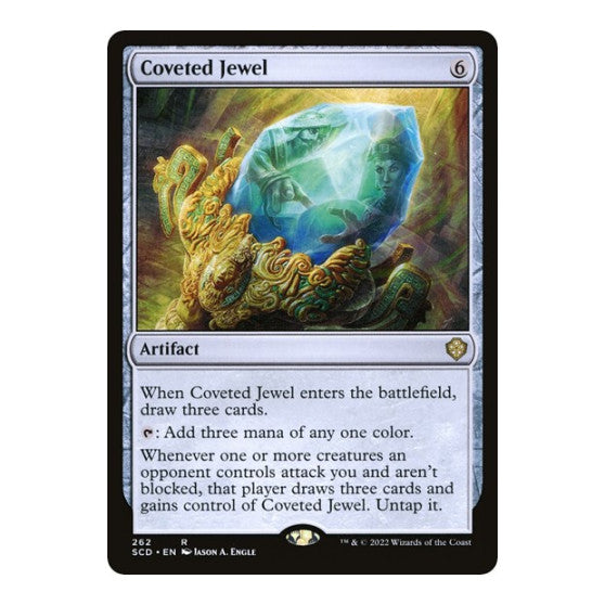 Coveted Jewel (SCD) #262 Rare (Lightly Played) Starter Commander Decks Magic: The Gathering: 2022