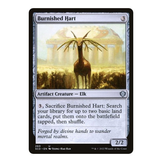 Burnished Hart (SCD) #260 Uncommon (Lightly Played) Starter Commander Decks Magic: The Gathering: 2022