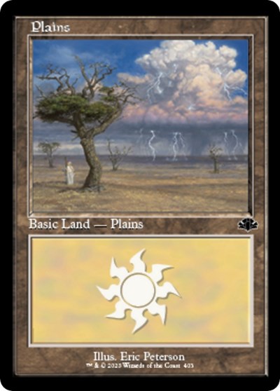 Plains 403 Retro Frame (DMR) #403 Land (Lightly Played) Dominaria Remastered Magic: The Gathering: 2023