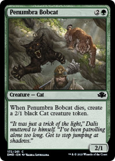 Penumbra Bobcat (DMR) #172 Common Dominaria Remastered Magic: 2023