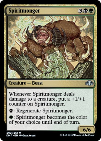 Spiritmonger (DMR) #202 Uncommon (Lightly Played) Dominaria Remastered Magic: The Gathering: 2023