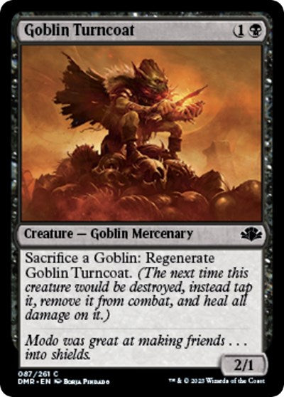 Goblin Turncoat (DMR) #87 Common Dominaria Remastered Magic: The Gathering: 2023