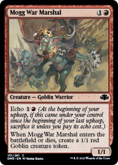 Mogg War Marshal (DMR) #131 Common (Lightly Played) Dominaria Remastered Magic: The Gathering: 2023