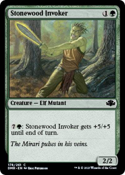 Stonewood Invoker (DMR) #178 Common Dominaria Remastered Magic: The Gathering: 2023