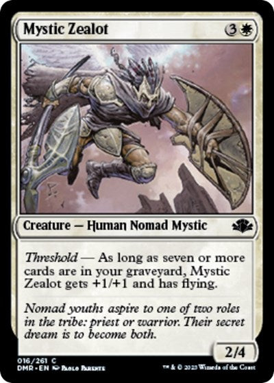Mystic Zealot (DMR) #16 Common Dominaria Remastered Magic: The Gathering: 2023