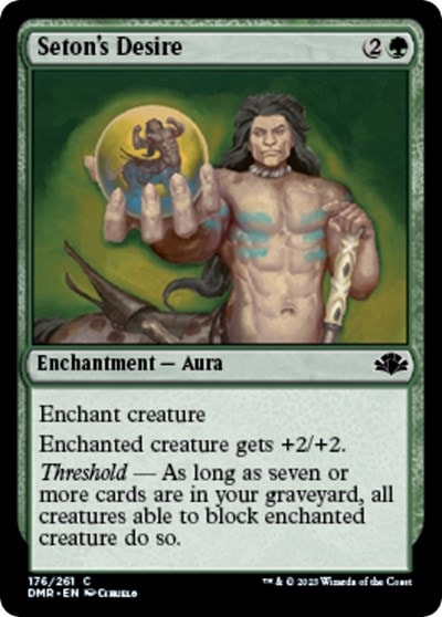 Setons Desire (DMR) #176 Common (Lightly Played) Dominaria Remastered Magic: The Gathering: 2023