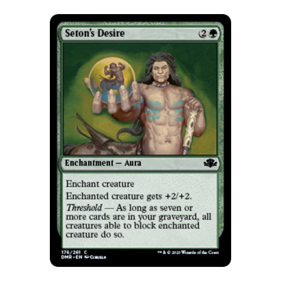 Seton's Desire (DMR) #176 Common (Lightly Played) Dominaria Remastered Magic: The Gathering: 2023