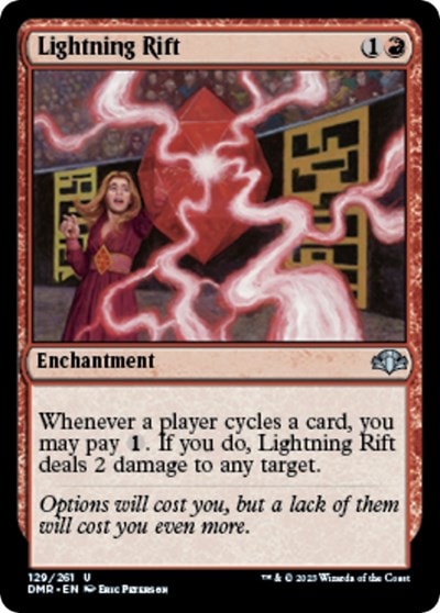 Lightning Rift (DMR) #129 Uncommon (Lightly Played) Dominaria Remastered Magic: The Gathering: 2023