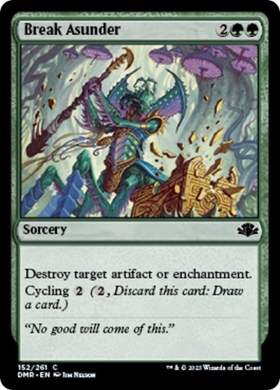 Break Asunder (DMR) #152 Common (Lightly Played) Dominaria Remastered Magic: The Gathering: 2023