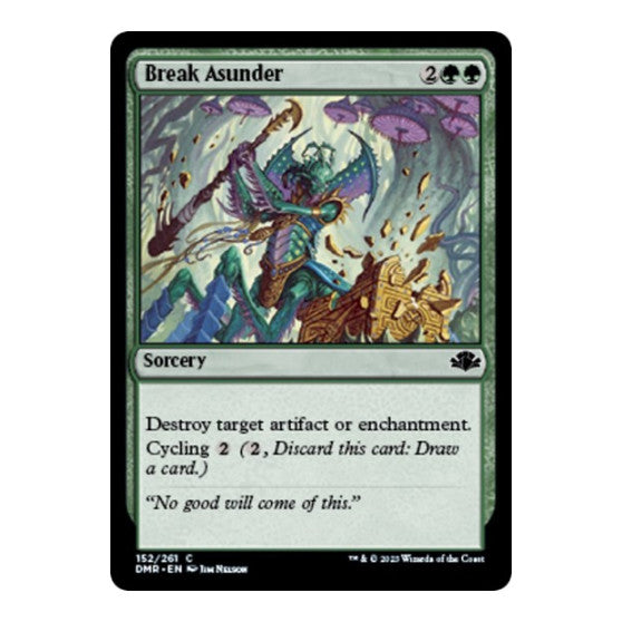 Break Asunder (DMR) #152 Common (Lightly Played) Dominaria Remastered Magic: The Gathering: 2023