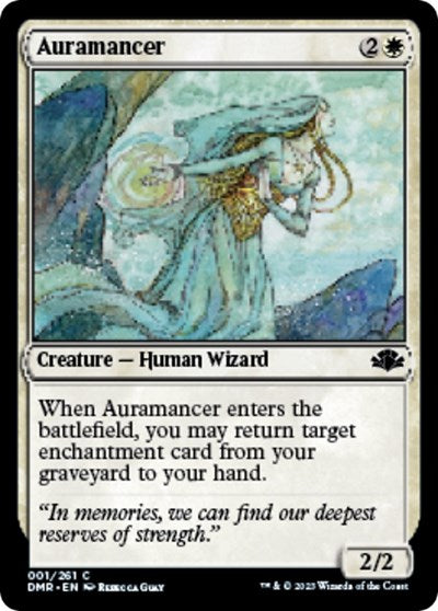Auramancer (DMR) #1 Common (Lightly Played) Dominaria Remastered Magic: The Gathering: 2023