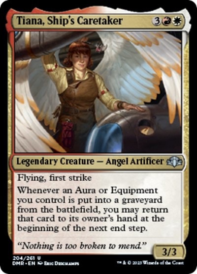 Tiana Ships Caretaker (DMR) #204 Uncommon (Lightly Played) Dominaria Remastered Magic: The Gathering: 2023