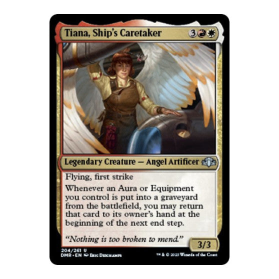 Tiana, Ship's Caretaker (DMR) #204 Uncommon (Lightly Played) Dominaria Remastered Magic: The Gathering: 2023
