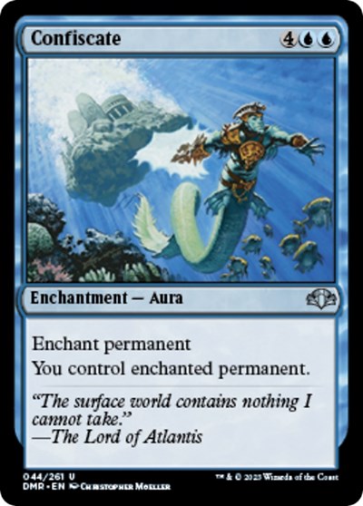 Confiscate (DMR) #44 Uncommon (Lightly Played) Dominaria Remastered Magic: 2023